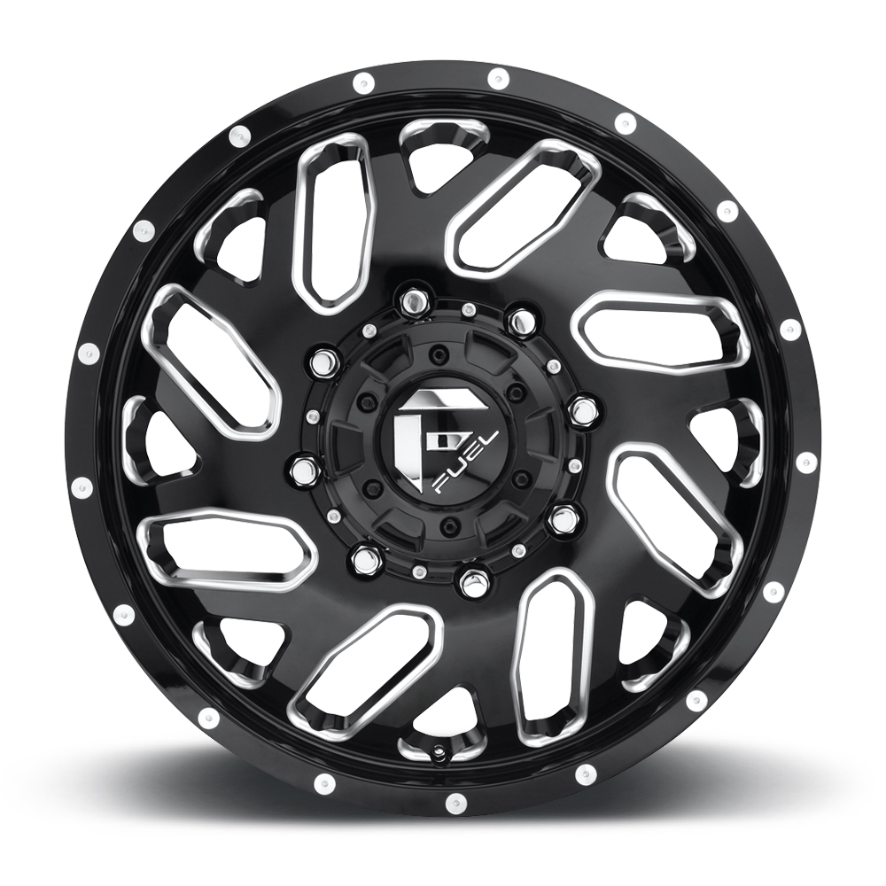 velg FUEL TRITON DUALLY FRONT D581 Gloss Black & Milled